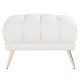 Poef huxley white bouclé (Copenhagen 900 Bouclé White)
